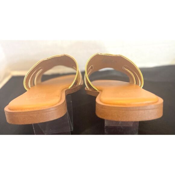 Franco Sarto Milada Gold and Silver Sandals with Metallic Finish WMS S 8.5 M NEW - Picture 4 of 10